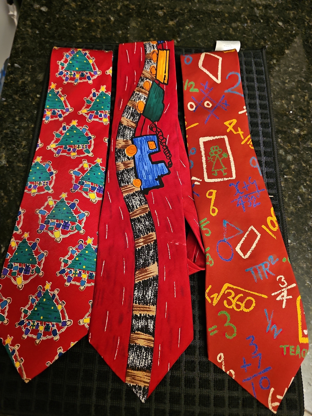 Lot Of 3 Vintage Save The Children Ties Children of the World 100% Silk